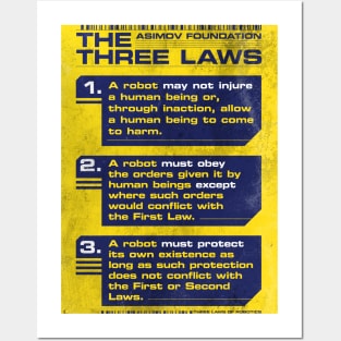 Three Laws of Robotics Posters and Art